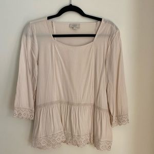 Loft cream shirt